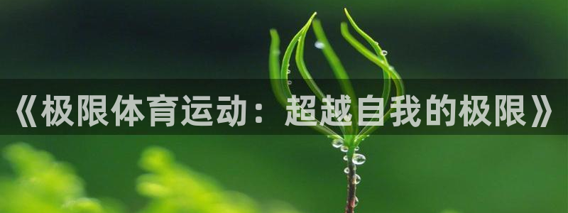 betway西汉姆：《极限体育运动：超越自我的极限》